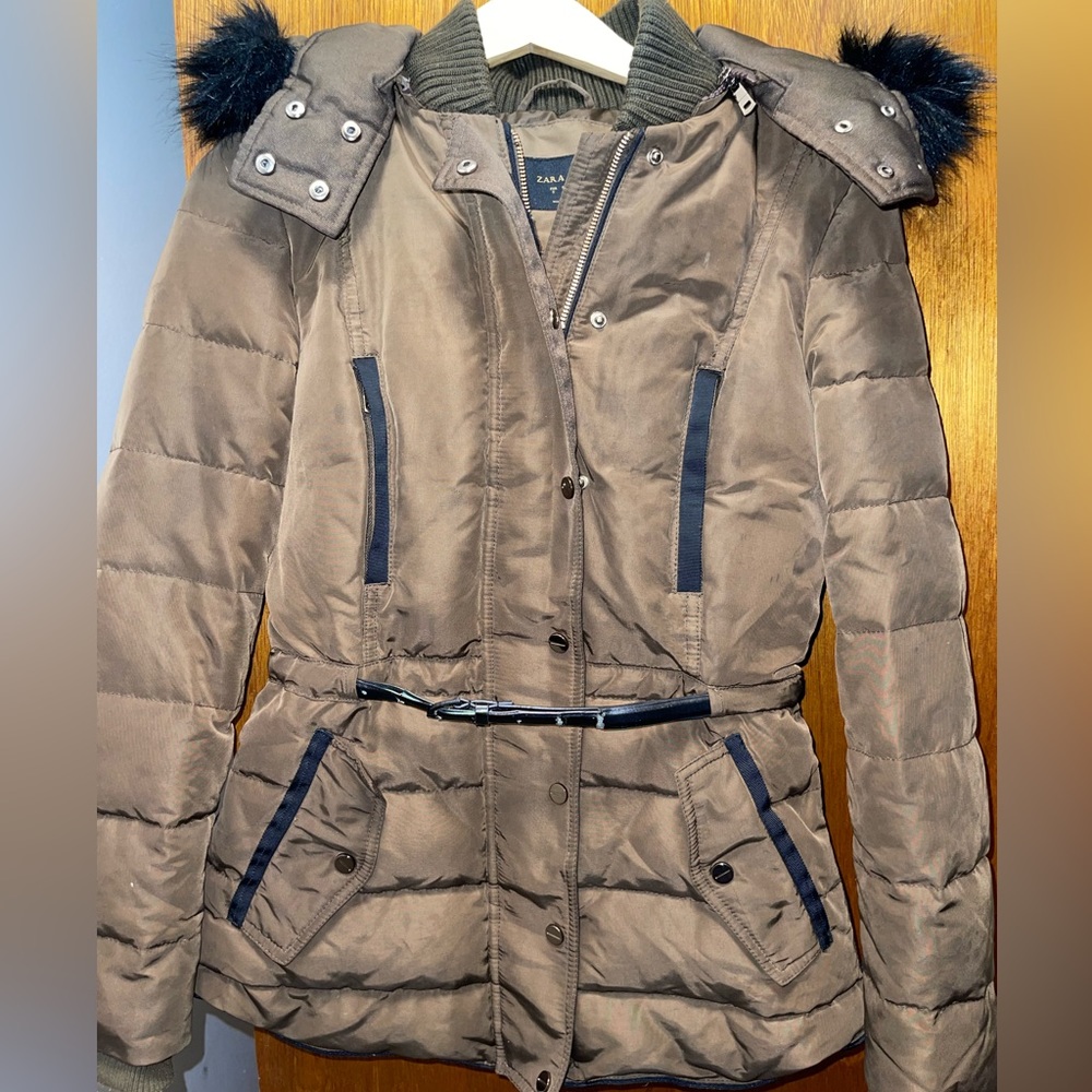 Brown Zara coat